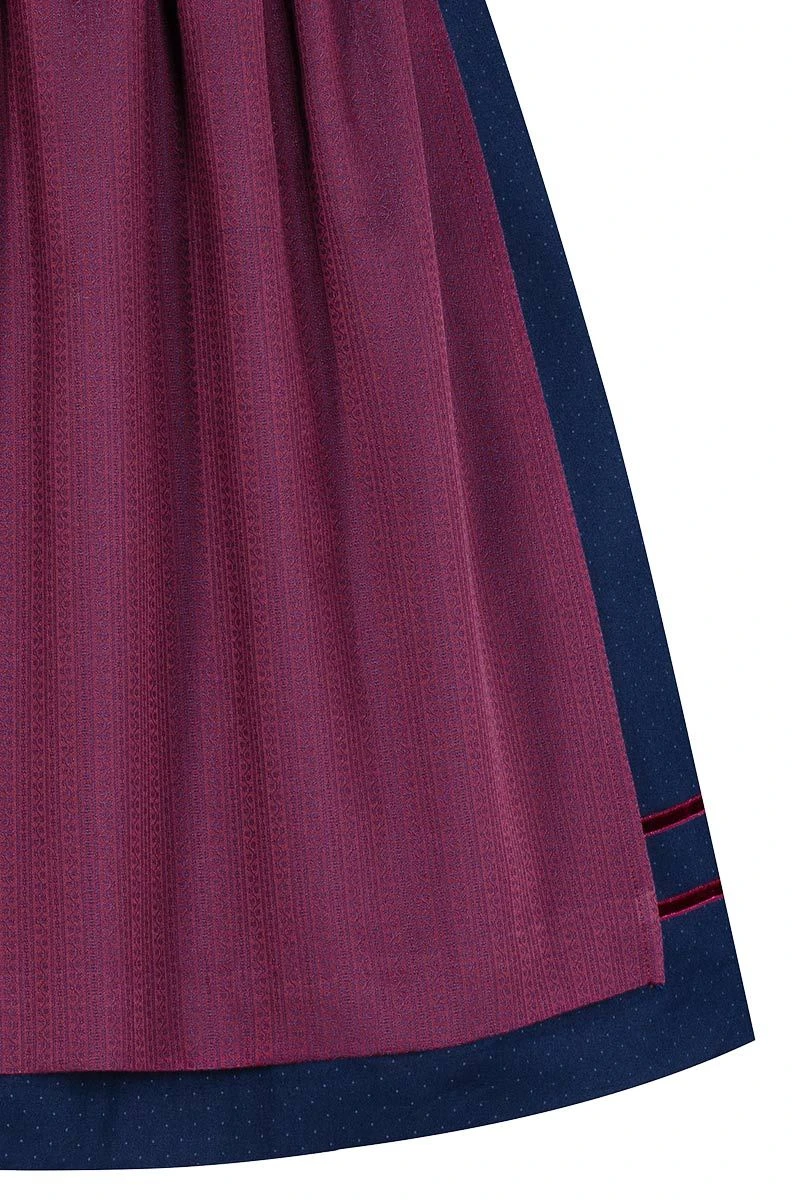 Midi Dirndl 65cm Dunkelblau Pflaume Rosi 006394 - Limitiert 5 Midi Dirndl 65cm Dunkelblau Pflaume Rosi 006394 - Limitiert – Bild 5