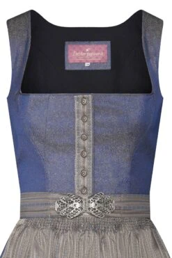 Midi Dirndl 70 Cm Blau Grau Verena 008497 -Modegeschäft lieblingsgwand midi dirndl 70cm blau grau verena 008497 6 1200x1200