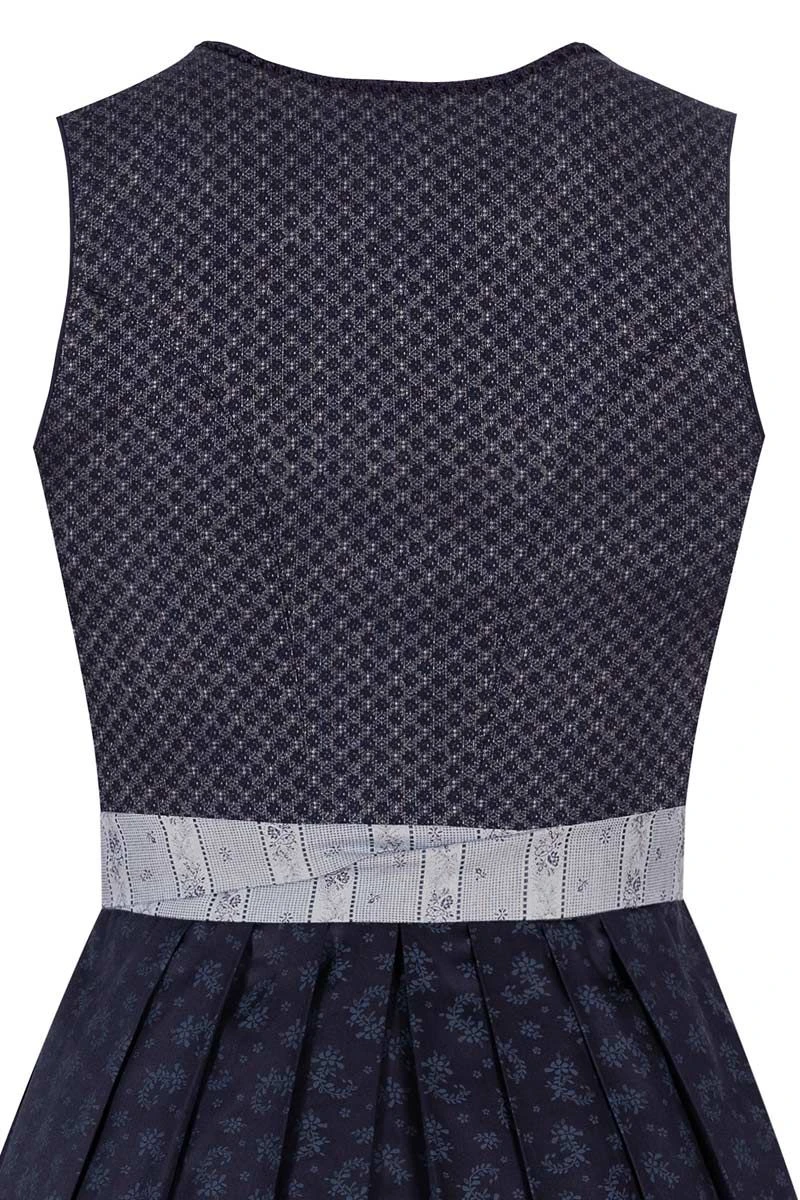 Midi Dirndl 70 Cm Dunkelblau Hellblau Stretch Glockenbach 010040 4 Midi Dirndl 70 Cm Dunkelblau Hellblau Stretch Glockenbach 010040 – Bild 4