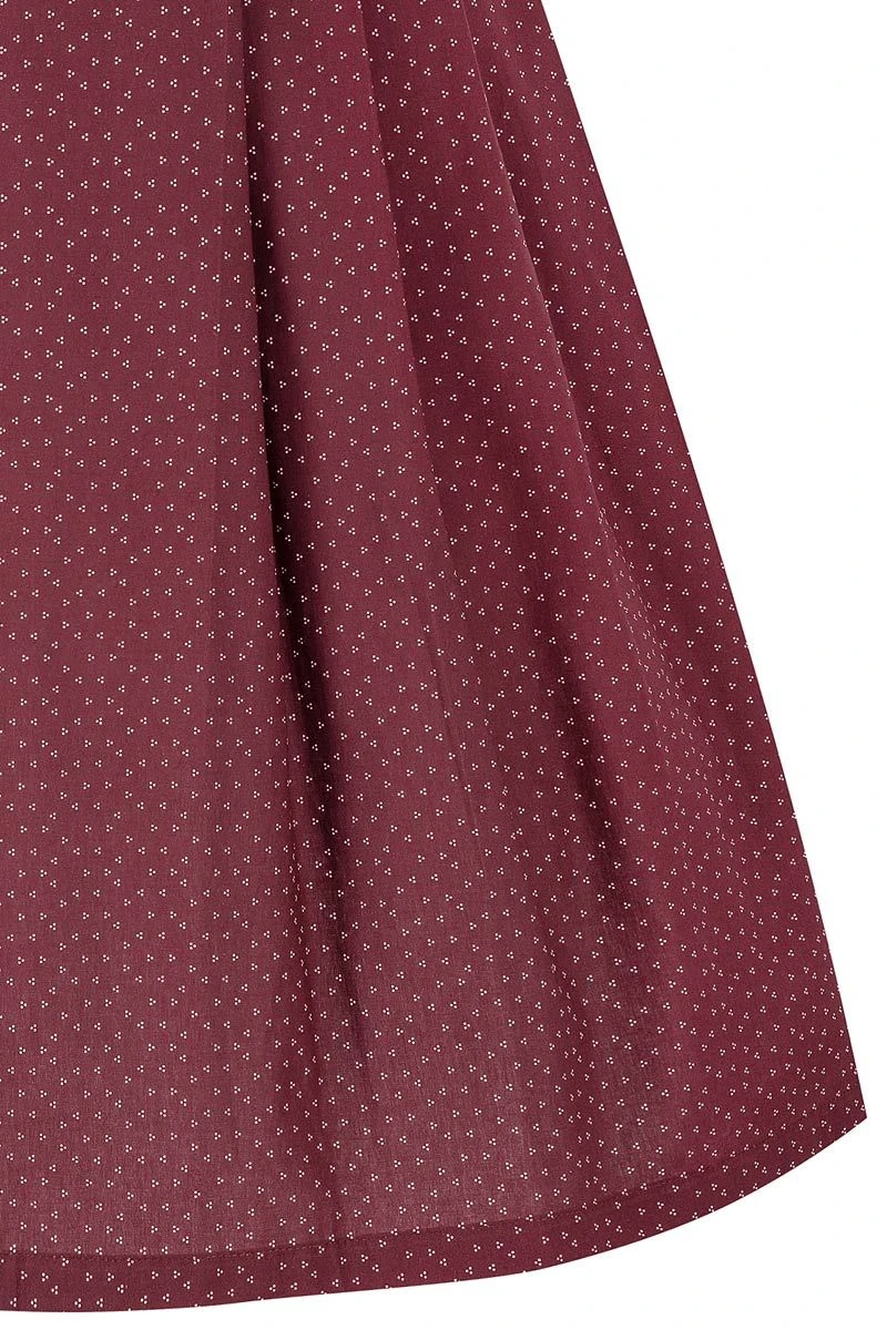 Midi Dirndl 65 Cm Dunkelrot Altrosa Magdalena 014820 6 Midi Dirndl 65 Cm Dunkelrot Altrosa Magdalena 014820 – Bild 6