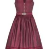 Midi Dirndl 65cm Schwarz Bordeaux Clara 006396 - Limitiert