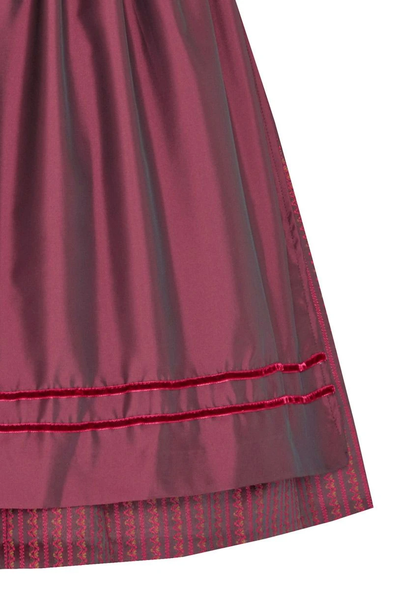 Midi Dirndl 65cm Schwarz Bordeaux Clara 006396 - Limitiert 6 Midi Dirndl 65cm Schwarz Bordeaux Clara 006396 - Limitiert – Bild 6