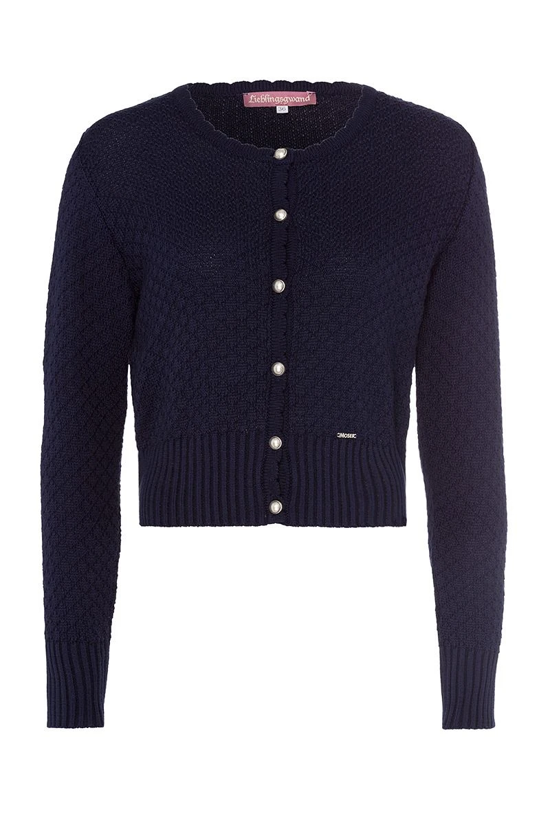 Trachten Strickjacke Dunkelblau Marlene 003187 1 Trachten Strickjacke Dunkelblau Marlene 003187