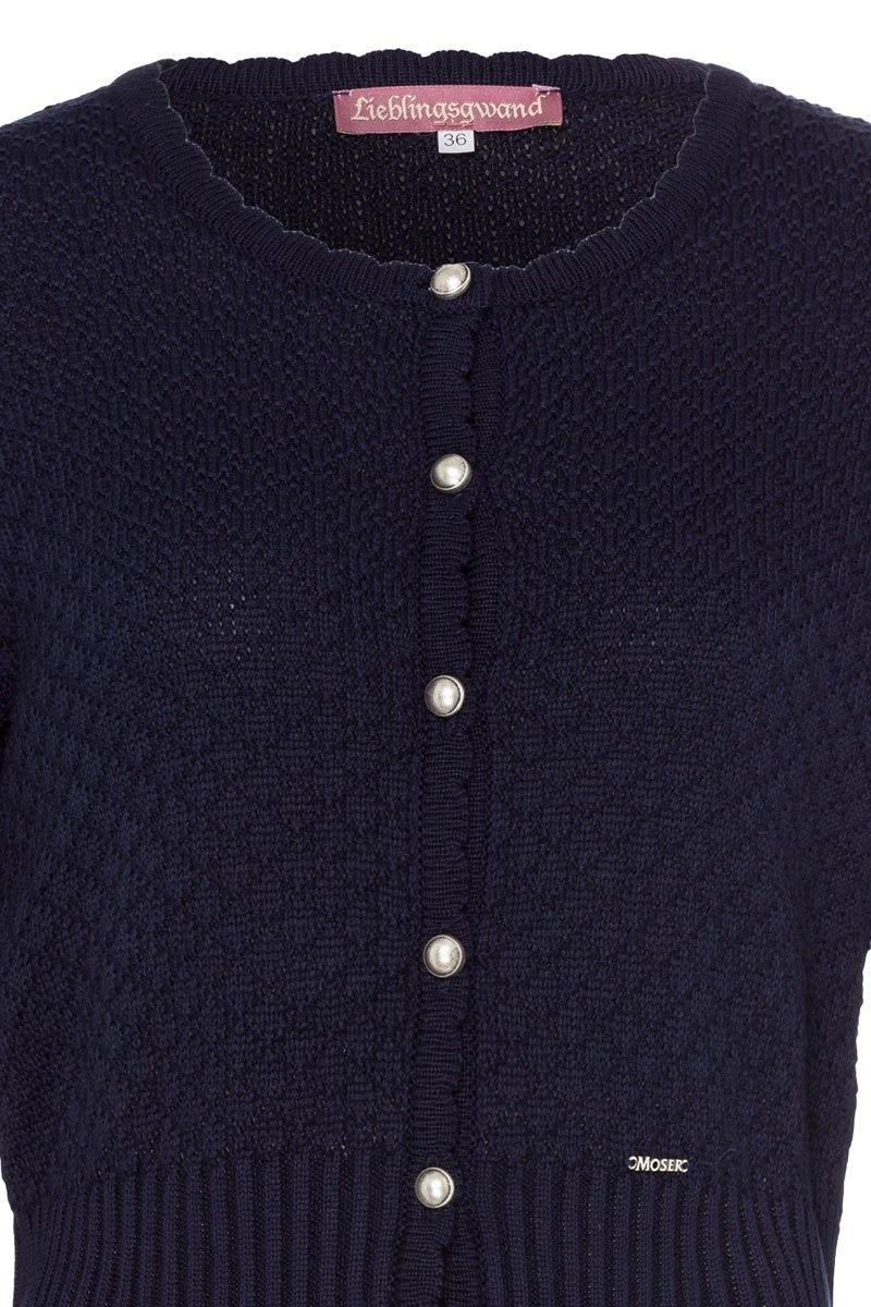 Trachten Strickjacke Dunkelblau Marlene 003187 3 Trachten Strickjacke Dunkelblau Marlene 003187 – Bild 3