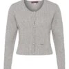 Trachten Strickjacke Hellgrau Marlene 010951