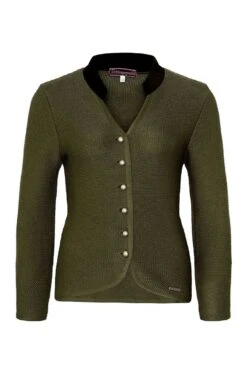 Trachten Strickjacke Oliv Lena 011869