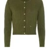 Trachten Strickjacke Oliv Marlene 003186