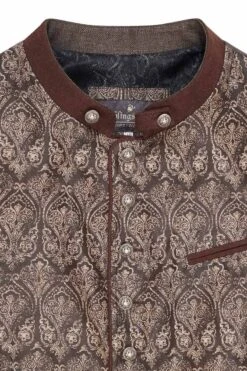 Trachtenweste Dunkelbraun Taupe Gemustert Lenz 009433 -Modegeschäft lieblingsgwand trachtenweste dunkelbraun taupe gemustert lenz 009433 3 1200x1200 1