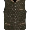 Trachtenweste Oliv Taupe Königssee 006673