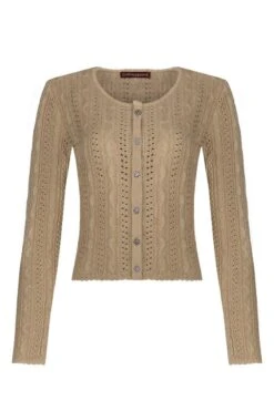Trachten Strickjacke Beige Lisa 002809