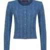 Trachten Strickjacke Blau Lisa 002816