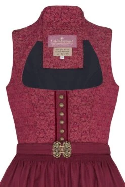 Midi Dirndl 70cm Dunkelrot Lotti 006398 - Limitiert 11 Midi Dirndl 70cm Dunkelrot Lotti 006398 - Limitiert -Modegeschäft lieblngsgwand midi dirndl 70er dunkelrot lotti 006398 3 1200x1200