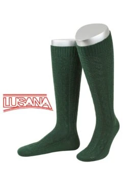 Trachten Kniestrümpfe Dunkelgrün 011202