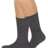 Trachtensocken Kurz Anthrazit 102943