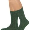 Trachtensocken Kurz Dunkelgrün 005529