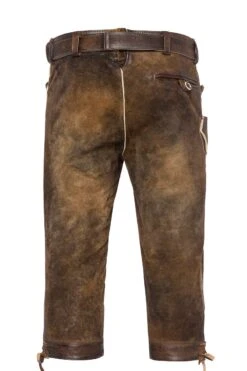 Lederhose Kniebund Mit Gürtel Antik-braun Schönsee 110794 -Modegeschäft maddox lederhose kniebund mit guertel antik braun schoensee 110794 2 1200x1200