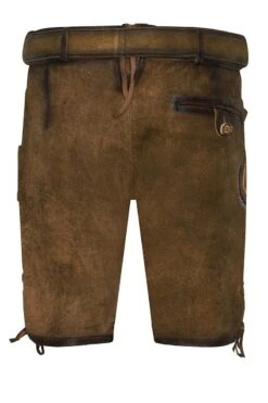 Lederhose Kurz Braun Blau Denzel 006354 -Modegeschäft maddox lederhose kurz braun blau denzel 006354 4 1200x1200