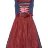 Mini Dirndl 55cm Blau Pflaume Maralda 000549