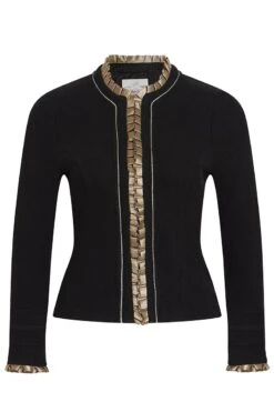 Damen Trachtenjacke Schwarz Oliv Eliona 012420