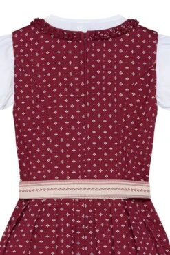 Kinder Dirndl Dunkelrot Beige Gemustert Solana 009315 -Modegeschäft marjo kinder dirndl dunkelrot beige gemustert solana 009315 4 1200x1200