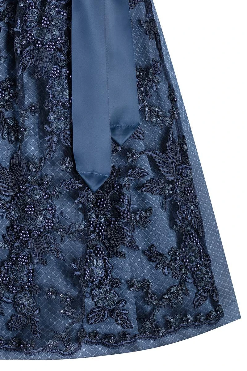 Midi Dirndl 65 Cm Dunkelblau Samt Greta 013912 5 Midi Dirndl 65 Cm Dunkelblau Samt Greta 013912 – Bild 5