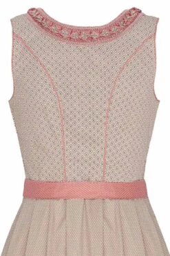 Mini Dirndl 55cm Taupe Koralle Gepunktet Dana 006169 -Modegeschäft marjo mini dirndl 55er taupe altrosa gepunktet dana 006169 4 1200x1200