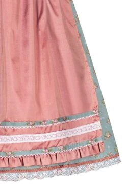 Mini Dirndl 55cm Türkis Geblümt Apricot Farona 006998 -Modegeschäft marjo mini dirndl 55er tuerkis gebluemt apricot farona 006998 5 1200x1200
