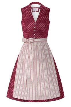 Mini Dirndl 60 Cm Dunkelrot Creme Valentina 009058 -Modegeschäft marjo mini dirndl 60cm dunkelrot creme valentina 009058 1 1200x1200