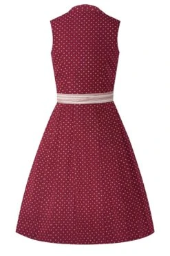 Mini Dirndl 60 Cm Dunkelrot Creme Valentina 009058 -Modegeschäft marjo mini dirndl 60cm dunkelrot creme valentina 009058 2 1200x1200