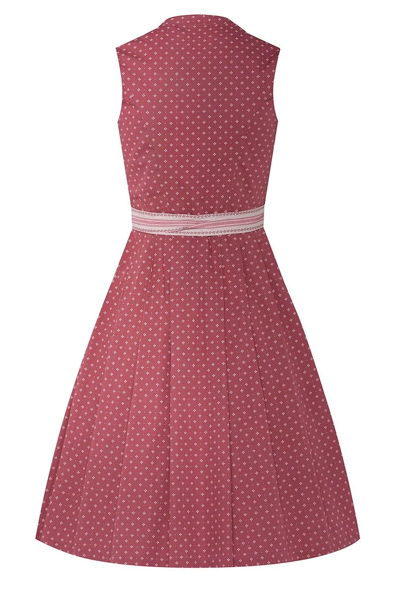 Mini Dirndl 60 Cm Rosenholz Altrosa Gemustert Valentina 009059 2 Mini Dirndl 60 Cm Rosenholz Altrosa Gemustert Valentina 009059 – Bild 2