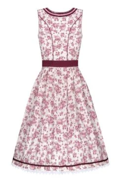 Modegeschäft -Modegeschäft marjo mini dirndl 60er creme dunkelrot gebluemt bomilla 004730 2 1200x1200