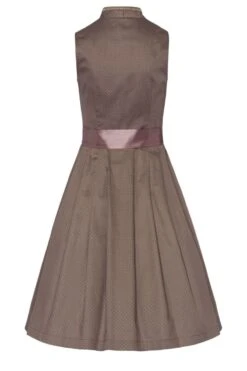 Mini Dirndl 60cm Taupe Creme Getupft Borina 004559 -Modegeschäft marjo mini dirndl 60er taupe creme getupft borina 004559 2 1200x1200