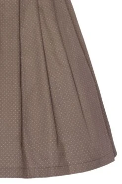 Mini Dirndl 60cm Taupe Creme Getupft Borina 004559 -Modegeschäft marjo mini dirndl 60er taupe creme getupft borina 004559 6 1200x1200