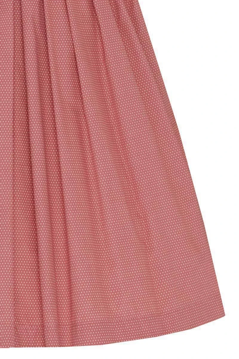 Mini Dirndl 60cm Altrosa Gepunktet Creme Dagna 006175 8 Mini Dirndl 60cm Altrosa Gepunktet Creme Dagna 006175 – Bild 8