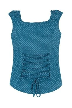 Trachtenbluse Kurzarm Blau Gemustert Darina-Maren 009298 5 Trachtenbluse Kurzarm Blau Gemustert Darina-Maren 009298 -Modegeschäft marjo trachtenbluse kurzarm blau gemustert darina maren 009298 3 1200x1200