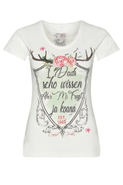 Trachtenshirt Creme Manu 007621