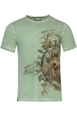 Trachtenshirt Eukalyptus Grün Ingo 015414