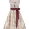 Mini Dirndl 60cm Sand-taupe Miss Germany Ivana 001974