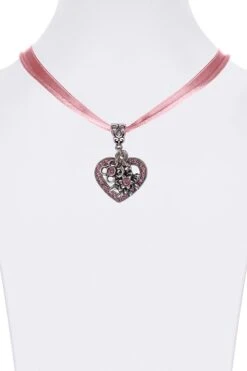 Collier Mit Herzanhänger & Edelweiß 102293