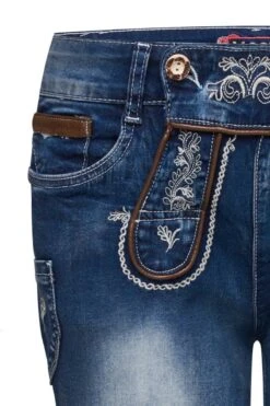 Damen Trachtenhose Kniebund Blau Stretch Franziska 007740 -Modegeschäft moser damen trachtenhose kniebund blau stretch franziska 007740 4 1200x1200