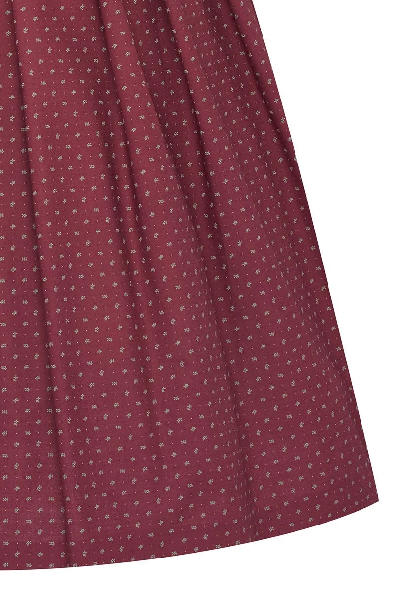 Dirndl Lang 80 Cm Dunkelrot Taupe Annabell 008867 6 Dirndl Lang 80 Cm Dunkelrot Taupe Annabell 008867 – Bild 6