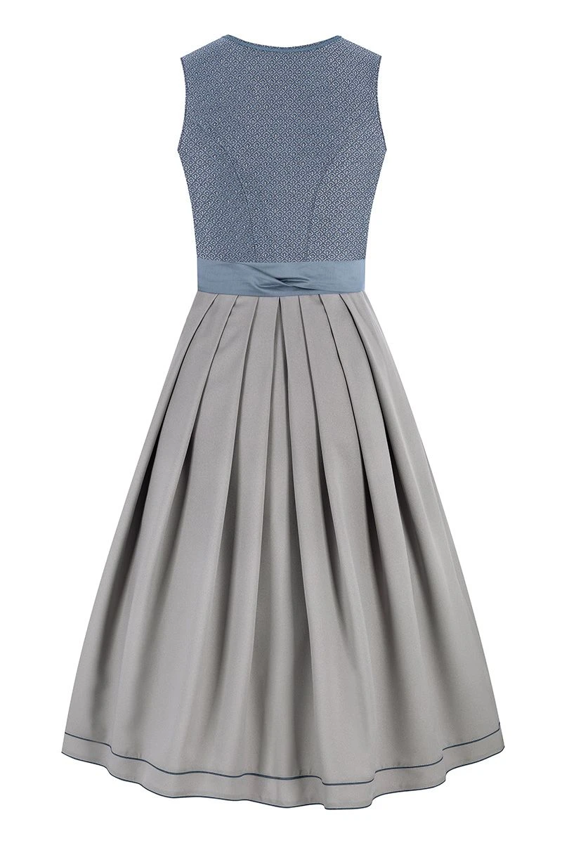 Dirndl Lang 85 Cm Blau Grau Lina 014178 3 Dirndl Lang 85 Cm Blau Grau Lina 014178 – Bild 3