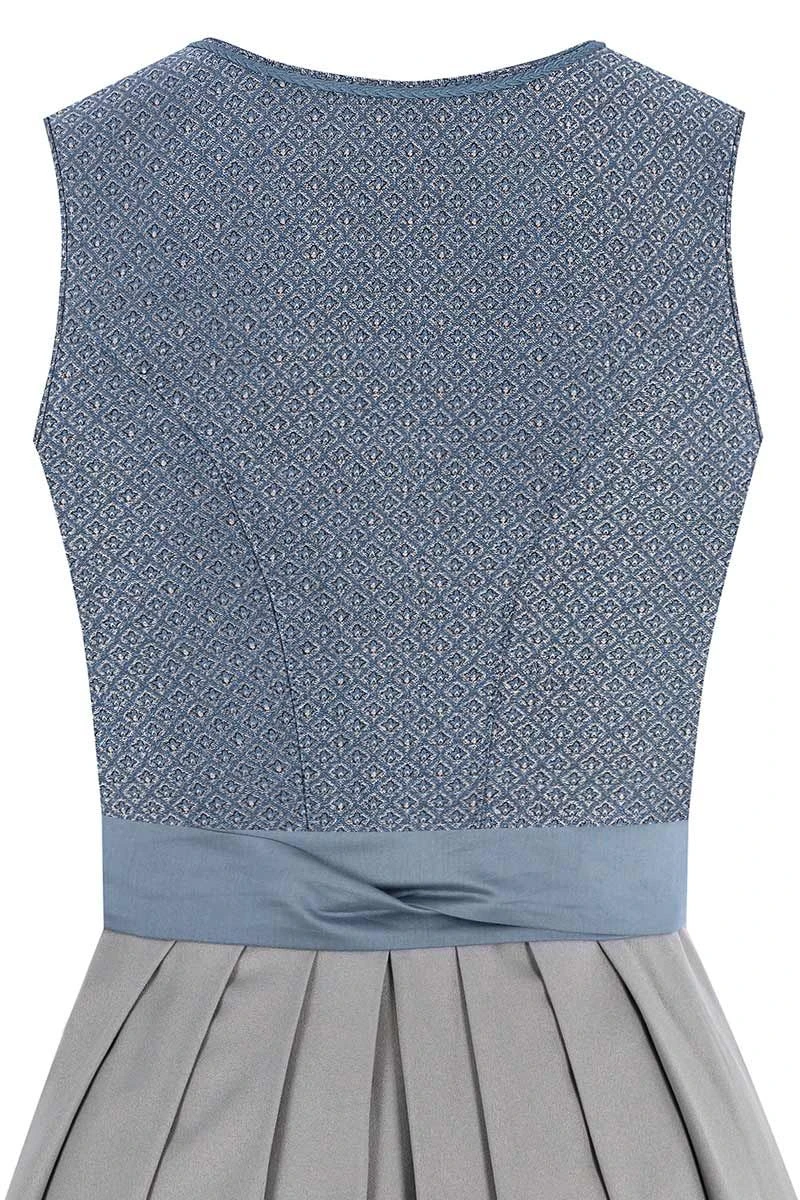 Dirndl Lang 85 Cm Blau Grau Lina 014178 4 Dirndl Lang 85 Cm Blau Grau Lina 014178 – Bild 4