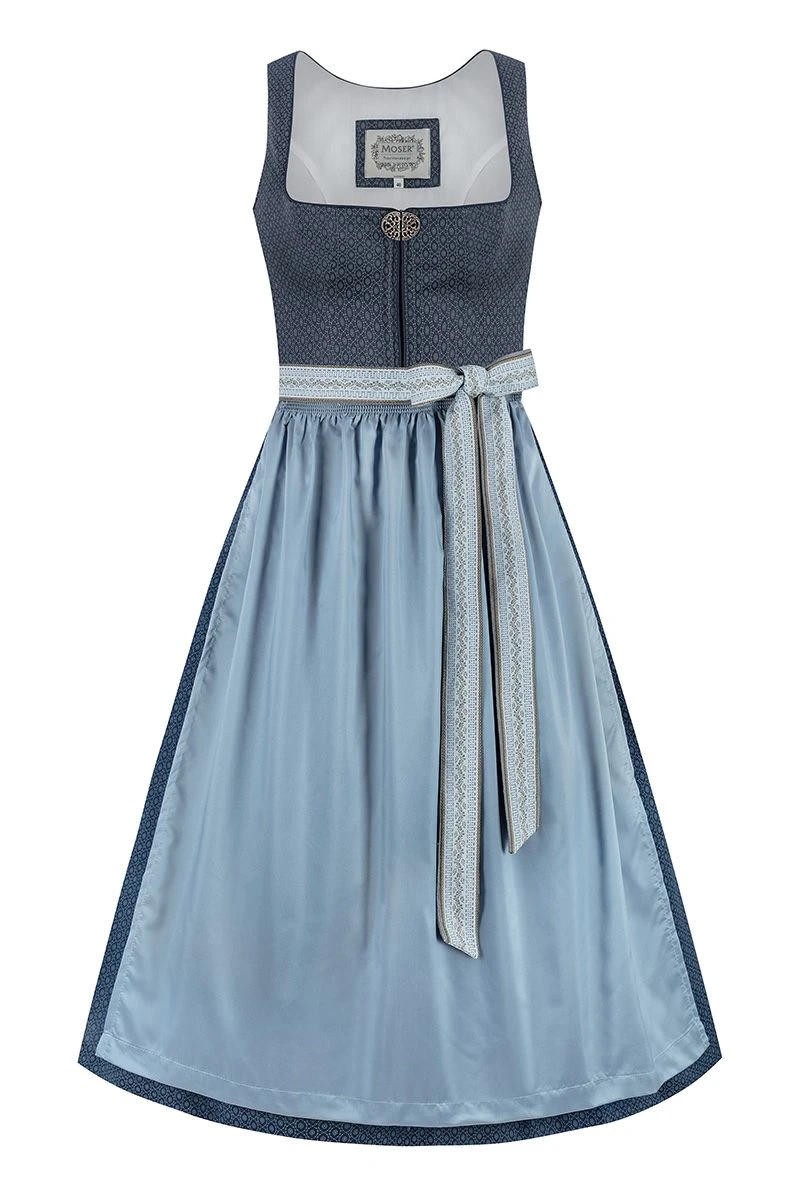 Dirndl Lang 85 Cm Blau Hellblau Marlen 014667 1 Dirndl Lang 85 Cm Blau Hellblau Marlen 014667
