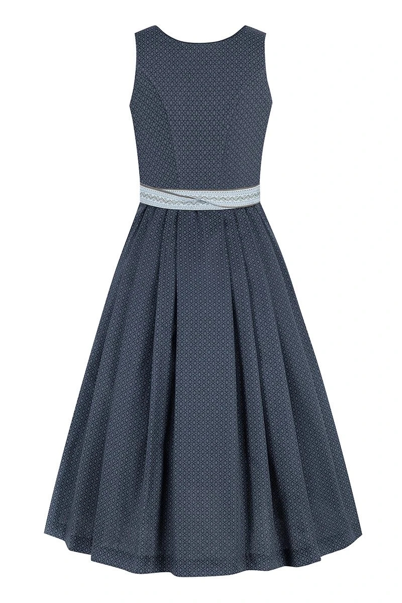 Dirndl Lang 85 Cm Blau Hellblau Marlen 014667 3 Dirndl Lang 85 Cm Blau Hellblau Marlen 014667 – Bild 3