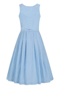 Dirndl Lang 85 Cm Hellblau Gemustert Sophie 014668 -Modegeschäft moser dirndl lang 85cm hellblau gemustert sophie 014668 3 1200x1200