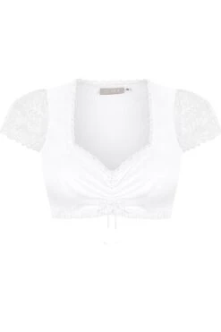 Dirndlbluse Weiß Frieda 011111