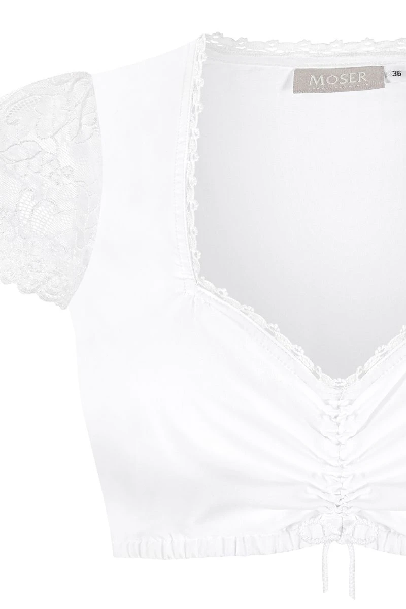Dirndlbluse Weiß Frieda 011111 2 Dirndlbluse Weiß Frieda 011111 – Bild 2