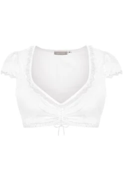 Dirndlbluse Weiß Viola 011106
