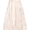 Dirndlschürze Midi 70cm Creme Mit Pailletten 005626
